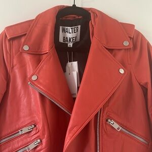 NWT Walter Baker Allison Leather Jacket